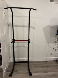 freestanding power tower pull-up dip station