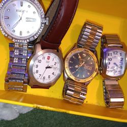 Name Brand Variety Watch Lot 