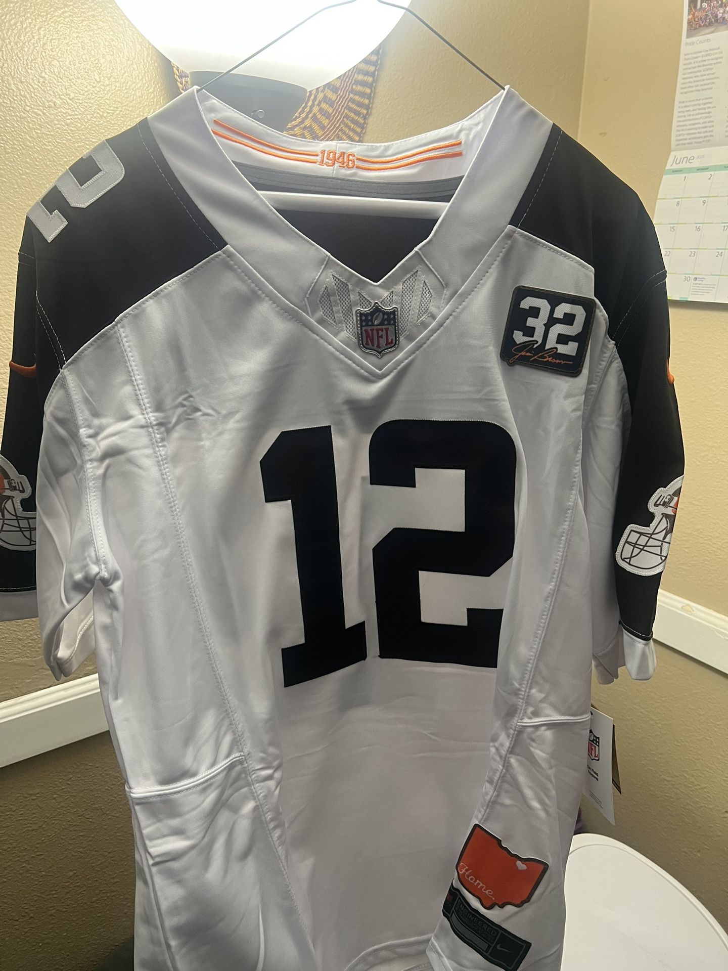 Shedeur Sanders #12 Cleveland Browns Jersey