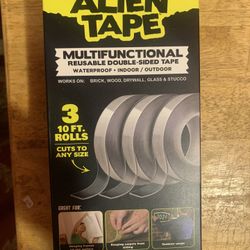 Double Sided Alien Tape 1.18 In. X 10 Ft. Rolls (3Rolls In The Box)