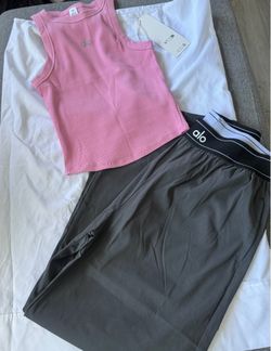Alo wide leg pant set