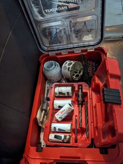 Milwaukee Packout Compact Organizer and attachments included