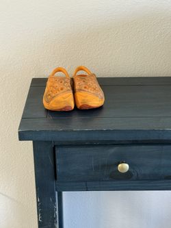 Orange Nike Slip On Kids Shoes 12c 