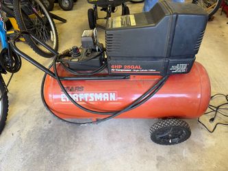 Craftsman 4 horsepower 25 gallon air compressor