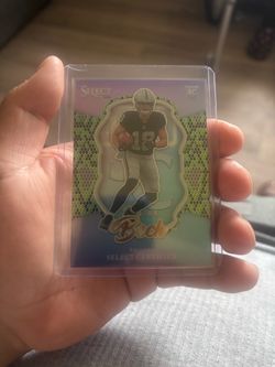Jack Bech Raiders Panini Select RC  Card numbered 2/2