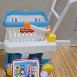 Fisher-Price Pretend Play Shopping Cart 