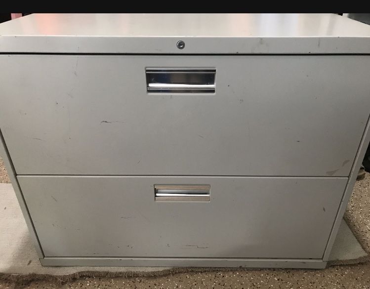 Larger Two Drawer File Cabinet