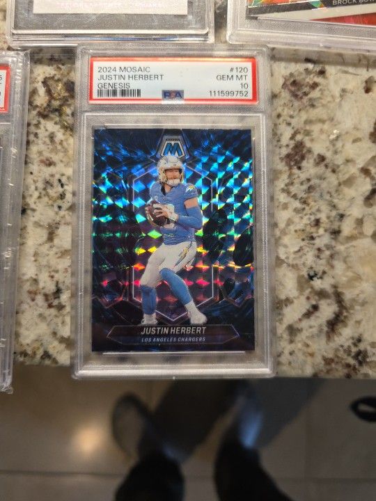 2024 Mosaic Justin Herbert Genesis Psa 10