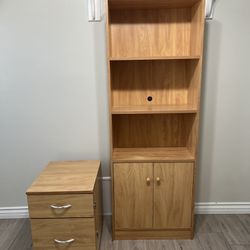 Bookshelf And Cabinet 