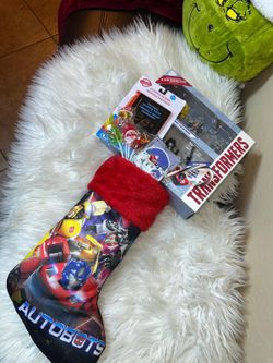 Transformer💙❤️ Christmas Stocking🎅🏻