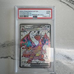 2023 POKEMON SVP EN-SV BLACK STAR PROMO #056 CHARIZARD EX PSA 9