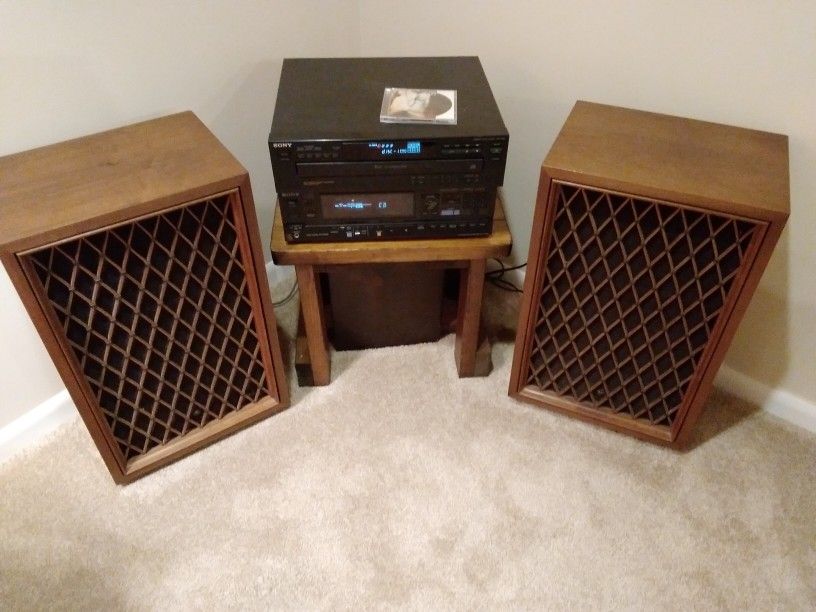 Pioneer CS-99 Five Way Speakers, Sony receiver and 5disk changer
