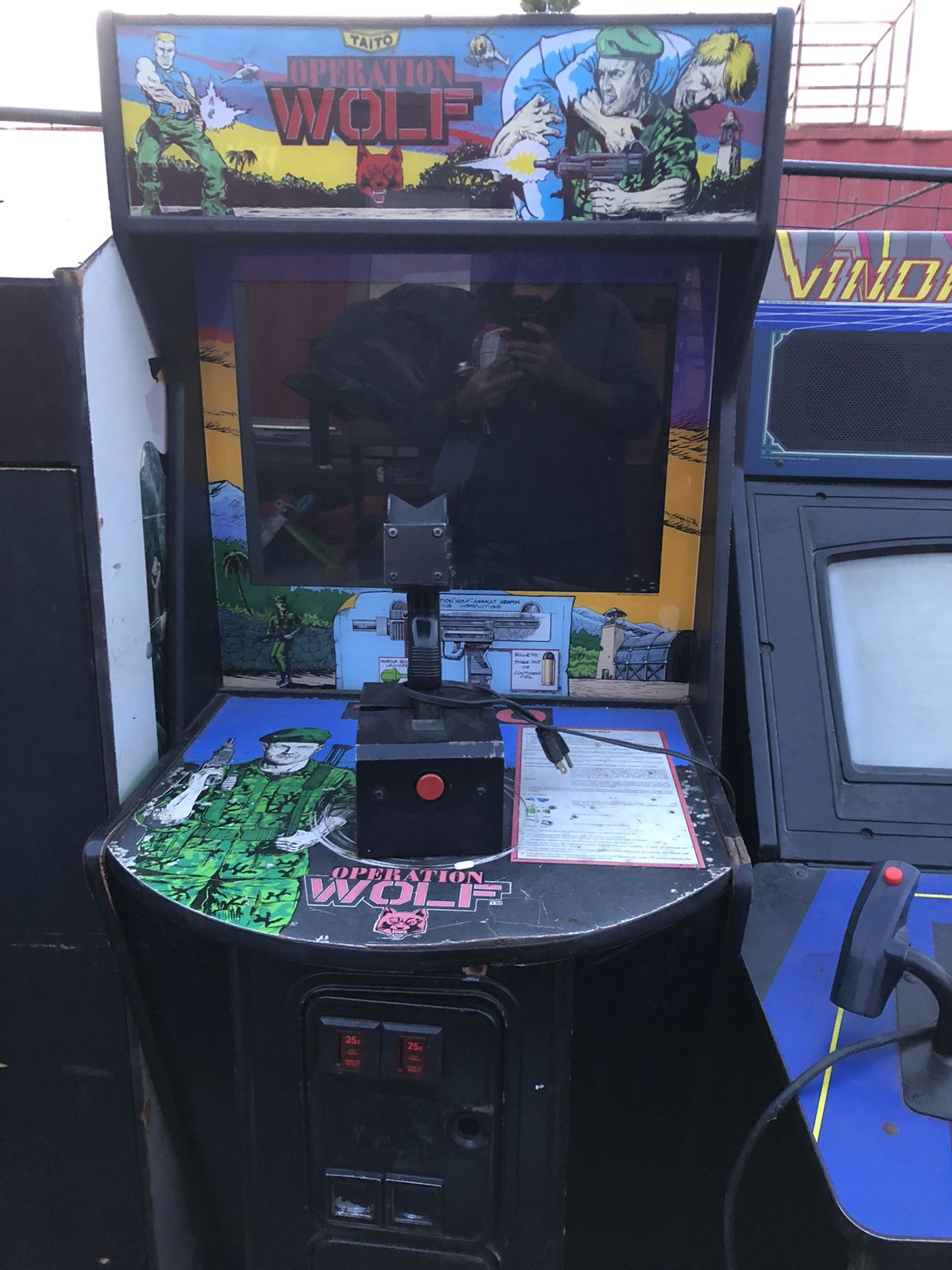 Taito Operation Wolf arcade game