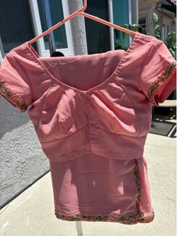Indian sari with blouse