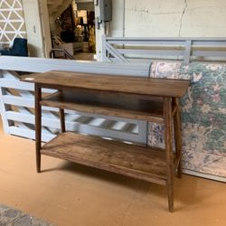 Dark Acacia Console Table