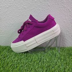 Converse Cruise Low Top  Sneaker Quantum Violet/Egret Suede Women's Size 5.5