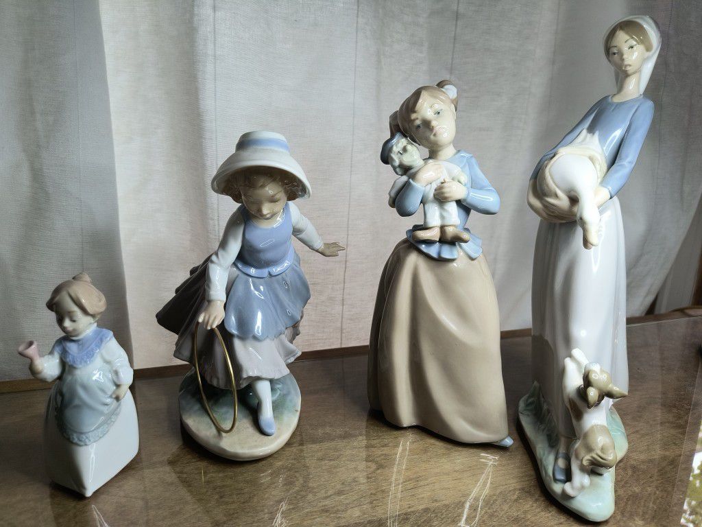 Llardo Porcelain Figurines. Hand Made In Spain. Priced individually.