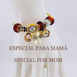 Pulsera estilo P,acero inoxidable chapado en orò 18k/bracelet, 18k gold plated stainless steel