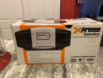 Audiovox Express boom box XM satellite radio