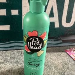 Bottle of scented dog detangler