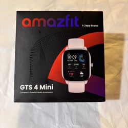 Amazfit GTS 4 Mini Smart Watch, Pink, New In Box