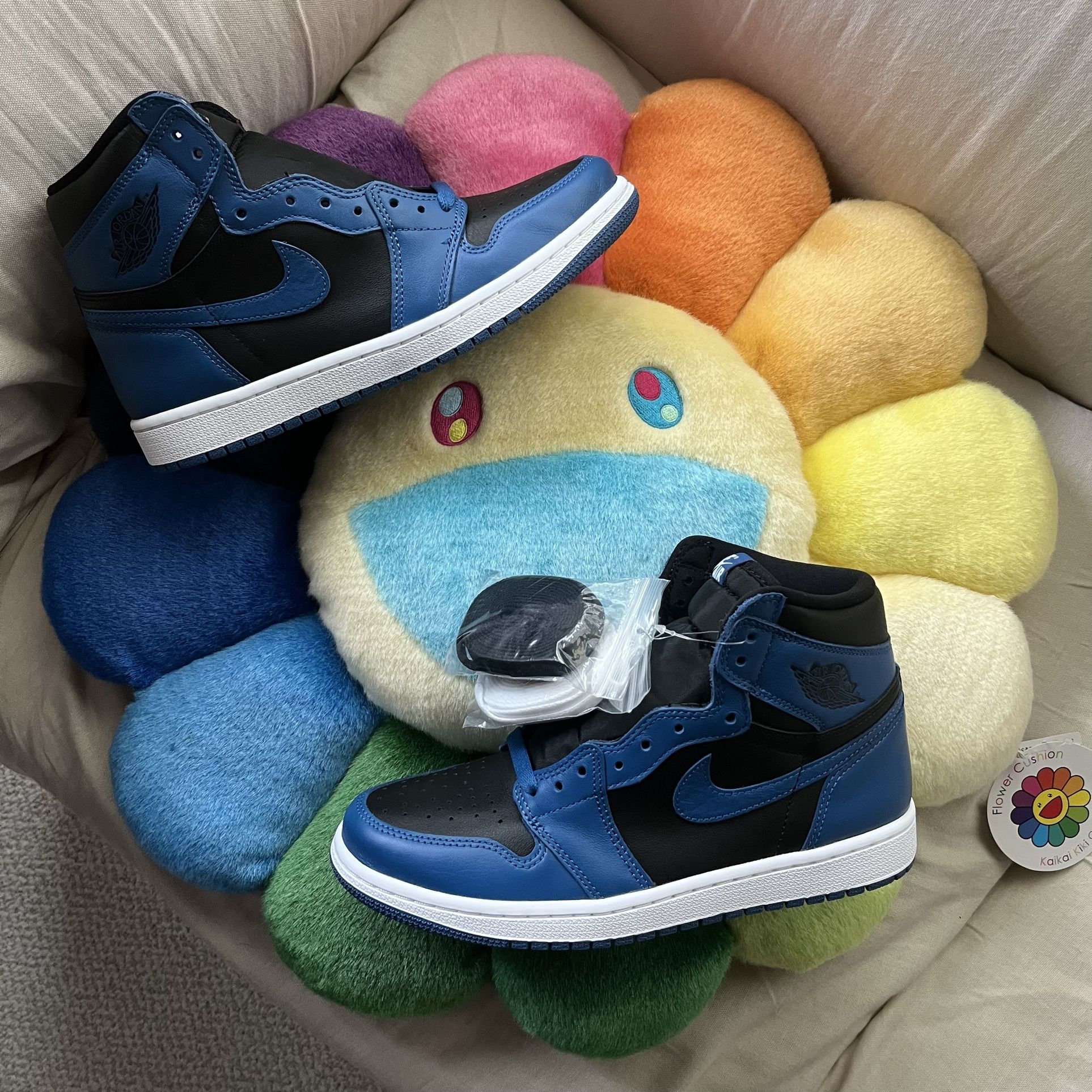 Nike Air Jordan Retro OG Hi Blue Black New Size Half Box