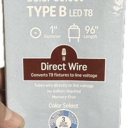 GE Florescent Bulb Replacement T8 / 1” Diam. / 8ft 