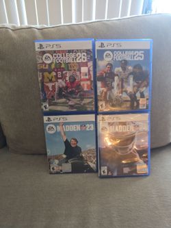 🏈 PS5 Football Games – Excellent Condition