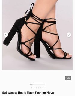 Fashion Nova Subtweets Heels Black