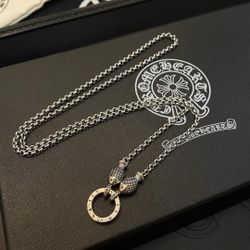 C.hrome H.earts Necklace