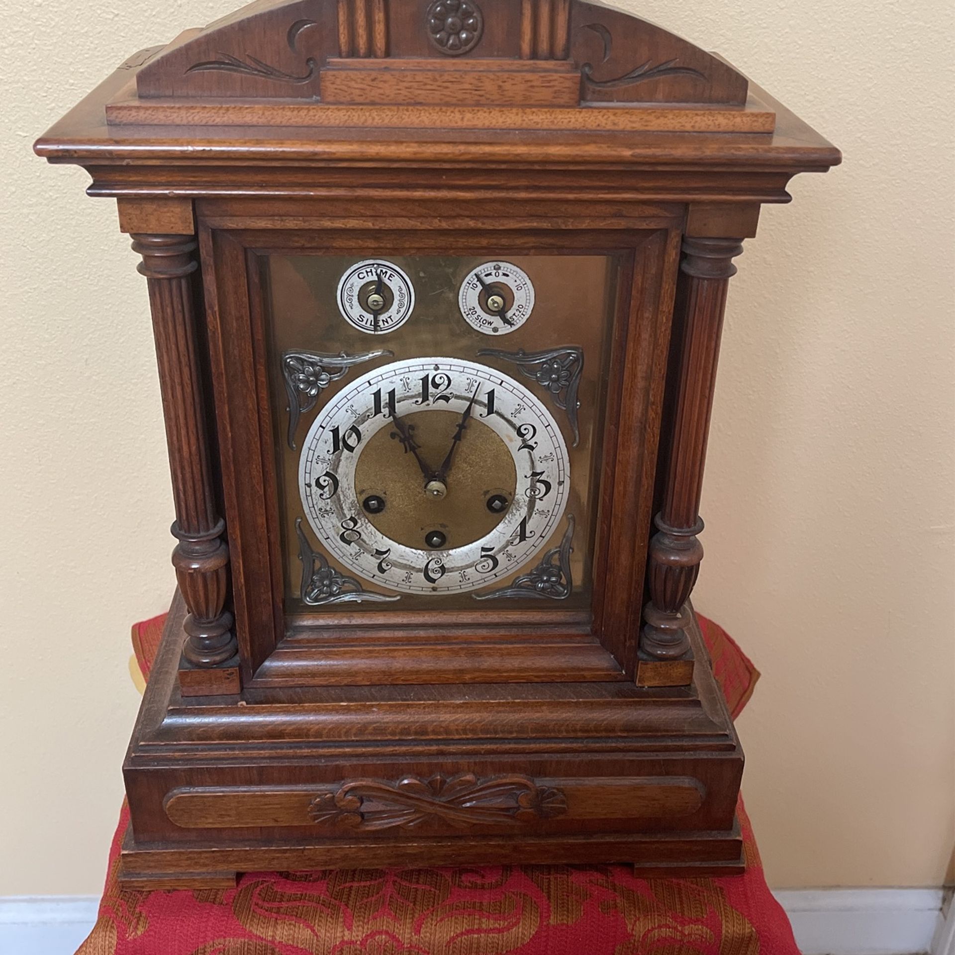 1907 Antique Junghans Mantel Clock