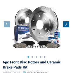 Front Brake Pads & Rotors Kit 