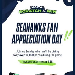Seahawks Tickets Lions Jan 2nd 2nd Level Was 400 I’ll Sell For 200 With Oarking