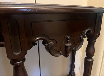 Antique Demilune Entryway Accent Table