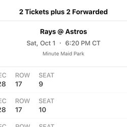 Astros Tickets 