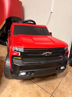 Chevy Silverado Kids’ Electric Ride-On Truck – $125