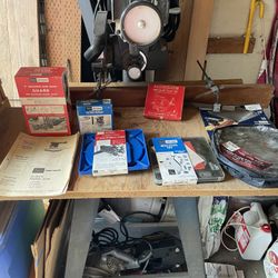 Sears/ Craftsman Radial Saw  With Extra Blades And Accessories.