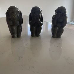 HEAR  NO  EVIL. SPEAK NO EVIL  SEE NO EVIL
