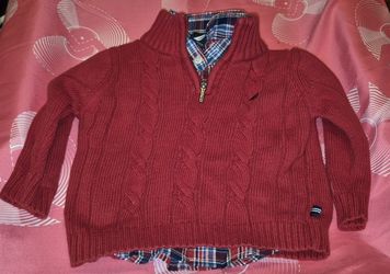 Baby Boy Shirt Sweater  Set 6/12 Months