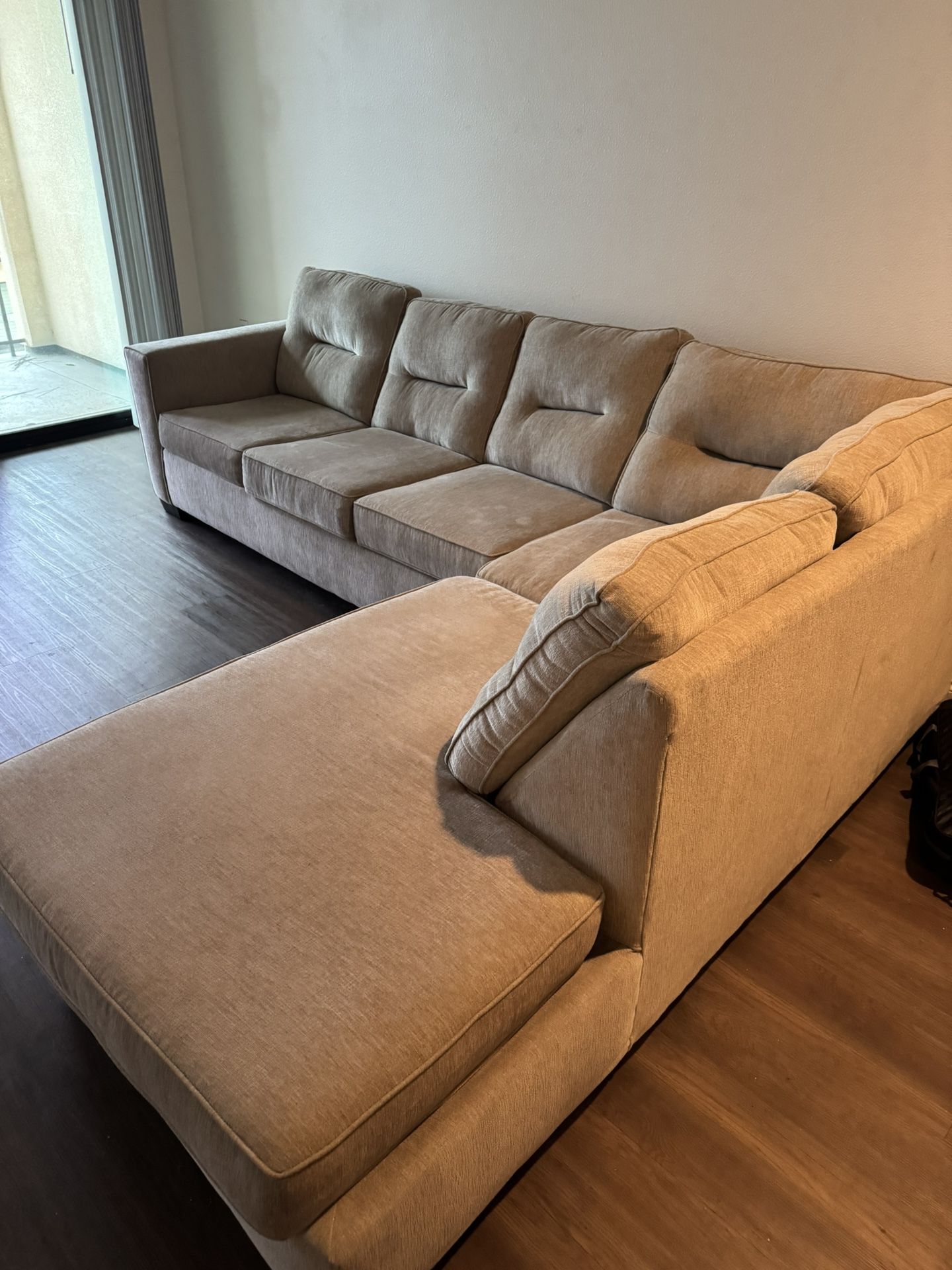 Beige Sectional Seat