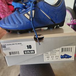 Unisex  blue youth soccer cleats
