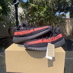 Yeezy 350 Core Black Red