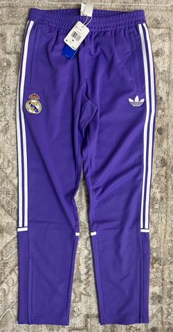 Adidas Real Madrid Track Pants Purple Medium