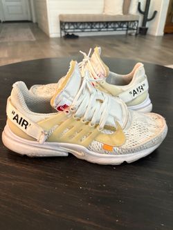Nike off white presto white
