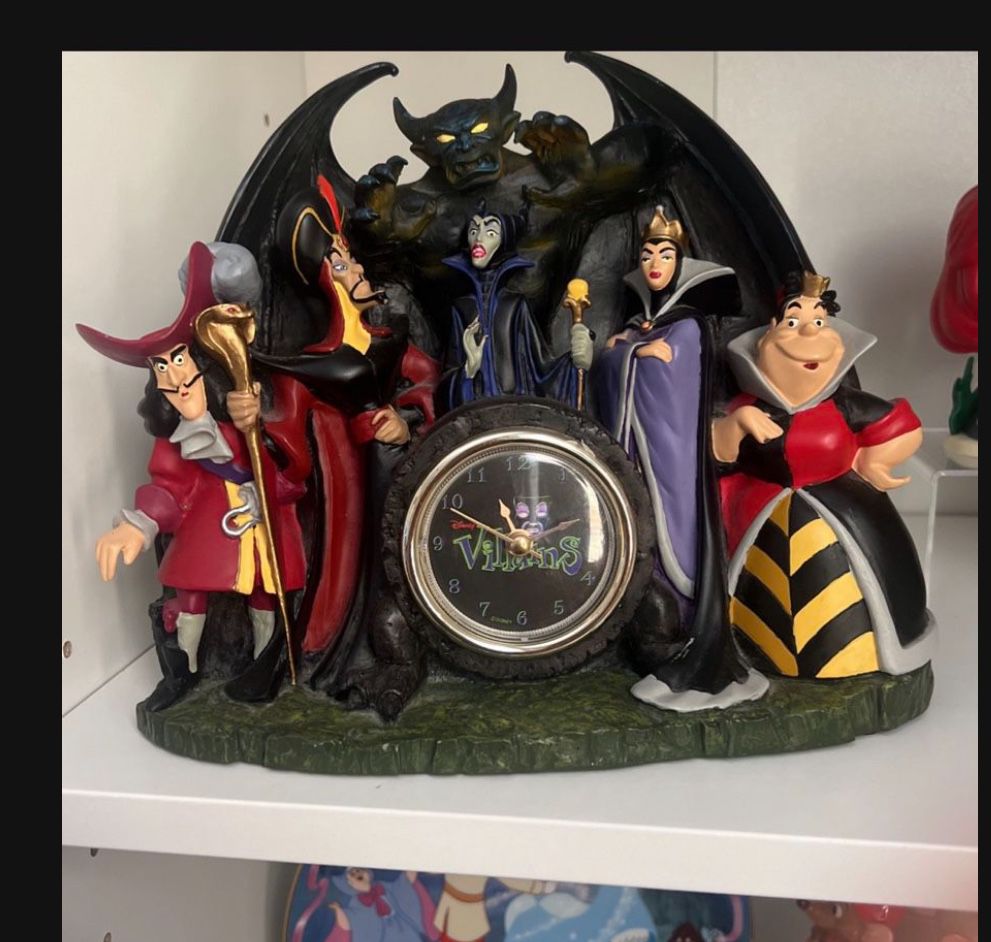 Disney Villains Clock 
