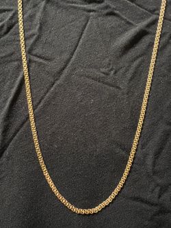 Italian 18K Gold Necklace , Size 20”