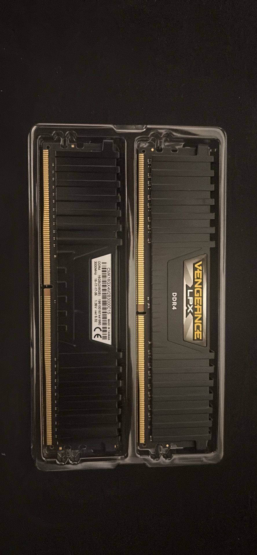 Corsair Vengeance 2x8 16gb 3000MHz