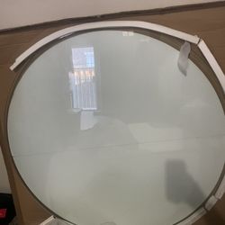 Table Top Round Glass 