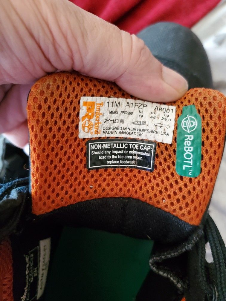 Timberland Pro Steel Toe Size 11 Boots