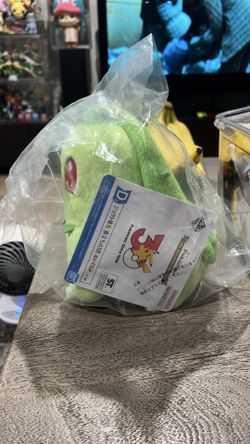 Pokemon 30th anniversary Chikorita torchic plushy from Japan